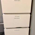 photo of storage for sensory items in the retreat sensory room